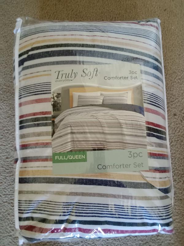 Truly Soft Teagan Stripe Stripe King 3 Piece Co mforter Set 