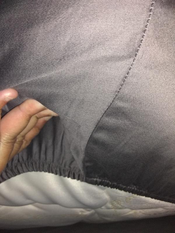 Fitted sheet really hugs onto the mattress