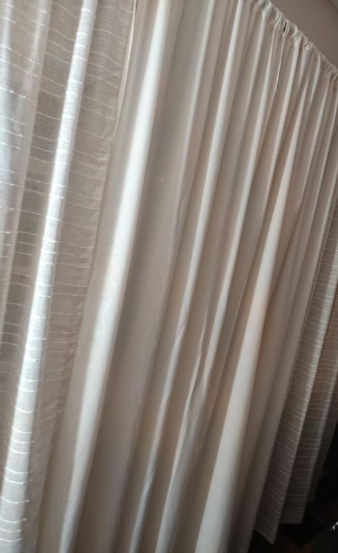TRU-BARRIER WINDOW SOLUTIONS Sheer Barrier Privacy Rod Pocket Window ...