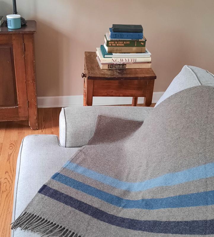 Shop Eco-Wise Wool Fringed Throw