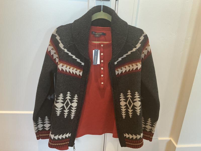 Shop Women's Alpine Lambswool Zip Cardigan for Warm Stylish