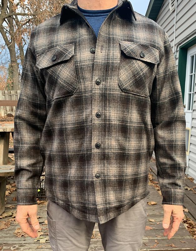 PENDLETON QUILTED Lined SHIRT JACKET popular Plaid FLANNEL Mens XL