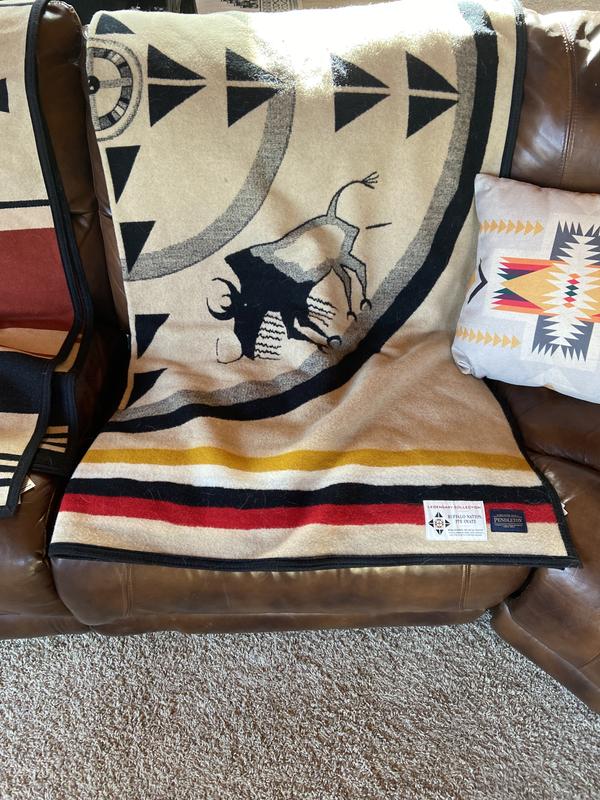 Triangular Step Pattern Earth Blanket Pendleton