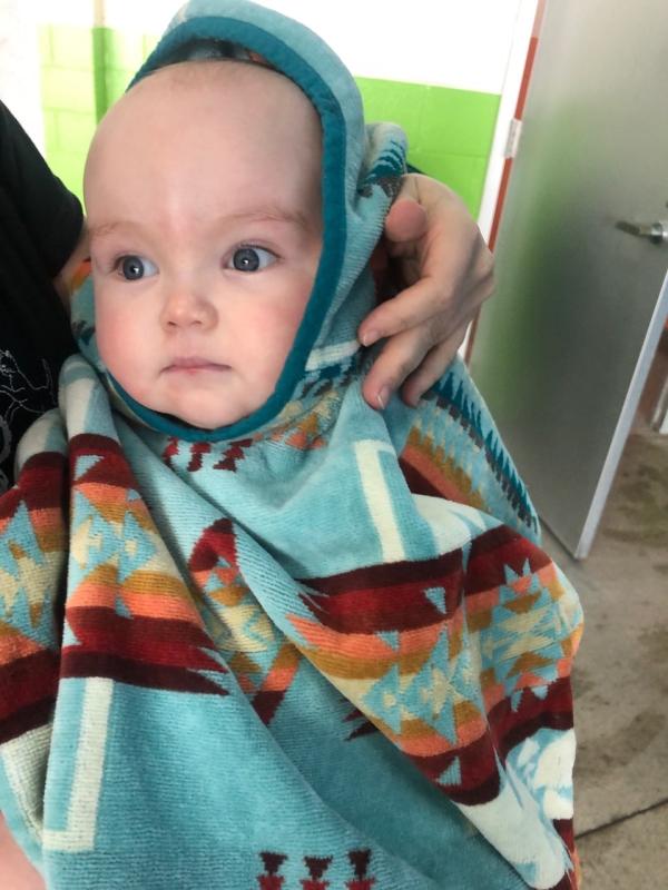 Pendleton hooded baby discount towel