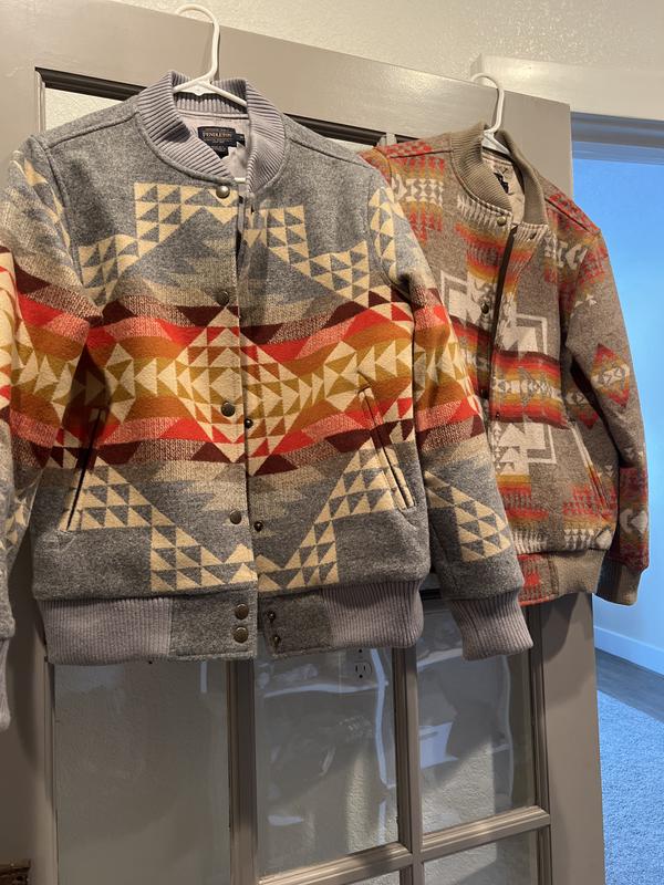 Shop Women's Smith Rock Wool Bomber | Pendleton Shop Women's Smith Rock Wool Bomber | Pendleton