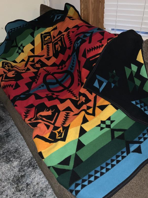 Rainbow pendleton online blanket