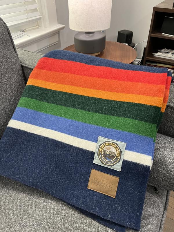 NEW Pendleton Crater Lake Wool top blanket