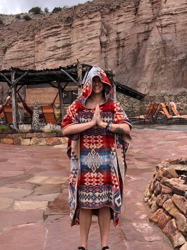 Pendleton store towel poncho