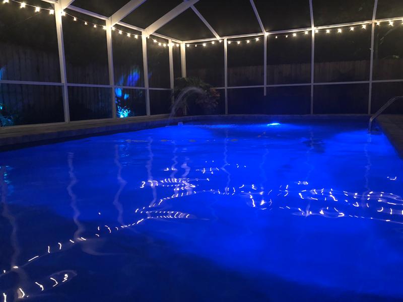 5g Led Color Changing Pool Lights, How Much Does It Cost To Replace A Pool Light Fixture