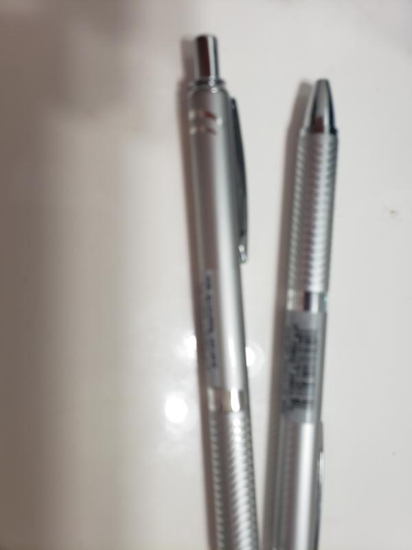 Pentel Energel Alloy Retractable Gel Pen, 0.7 mm, Black Ink/Aqua