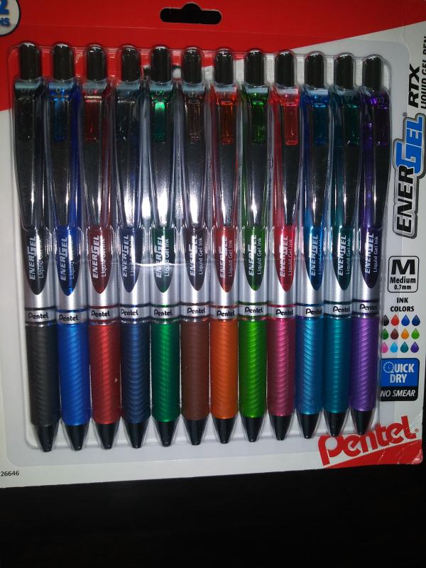 EnerGel RTX Liquid Gel Pens - Show Your True Colors 20-pk – Pentel of  America, Ltd.