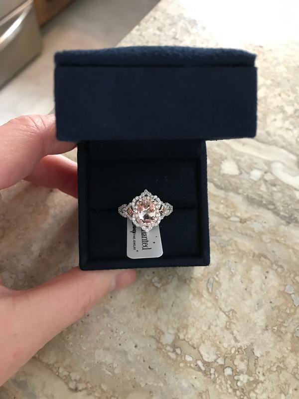 Morganite on sale disney ring