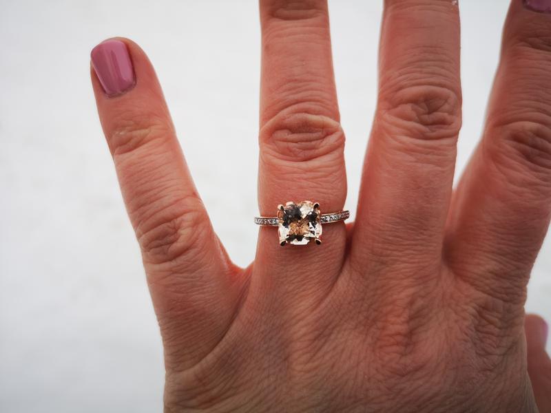 Morganite ring peoples store