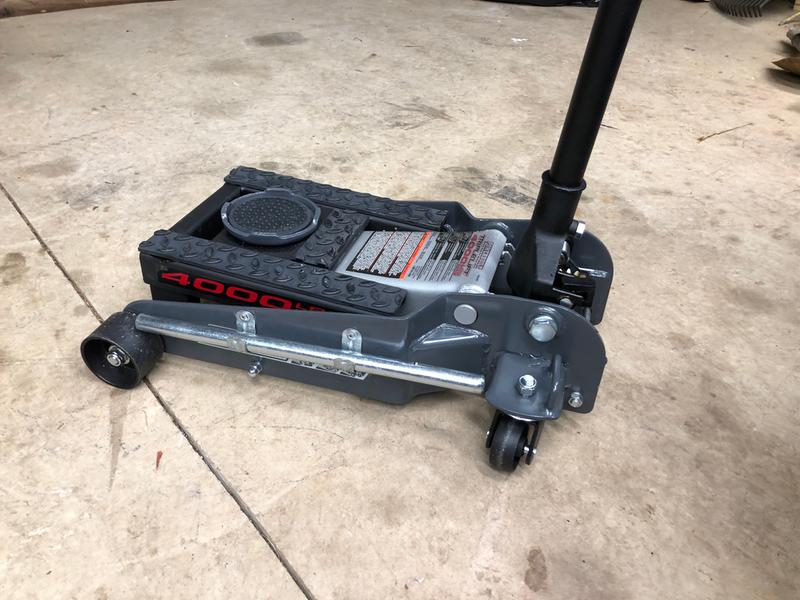 Powerbuilt 4 000 Lb Triple Lift Floor Jack