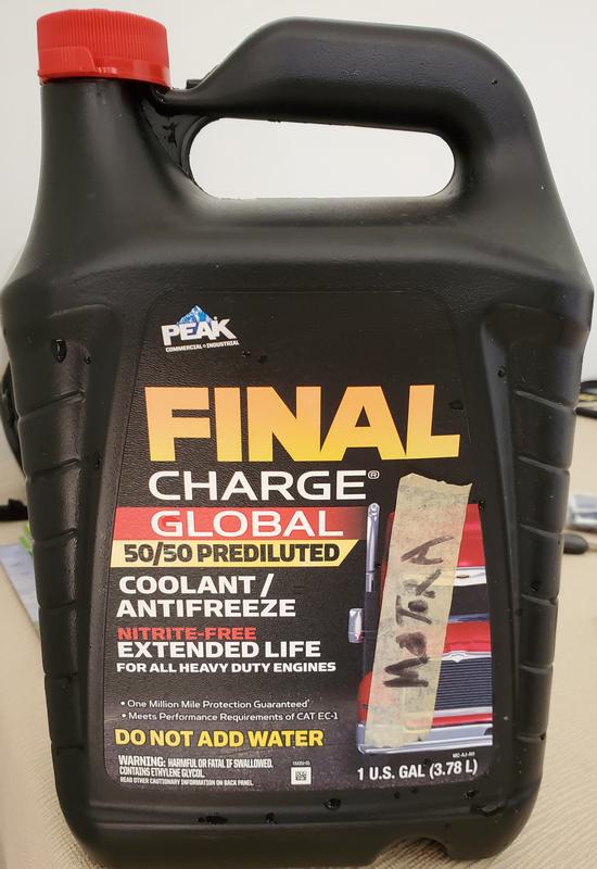 FINAL CHARGE® PRO-SERIES 50/50 Pre-Diluted Extended Life Antifreeze &  Coolant 