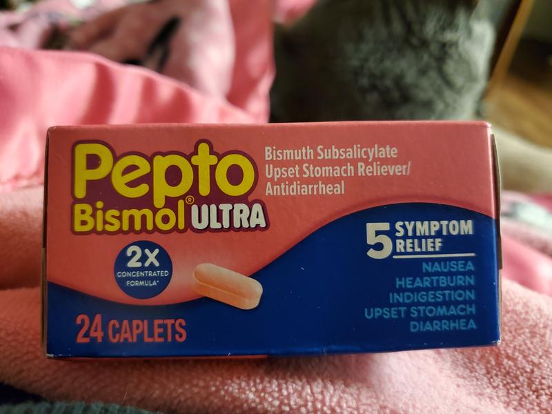 Pepto Bismol Caplets Ultra for Nausea, Heartburn