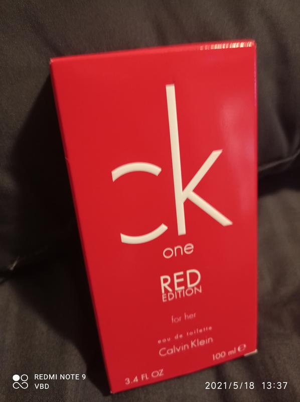 Ck one red for her online review