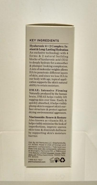 Perricone MD Hyaluronic Intensive Hydrating Serum (key ingredients)