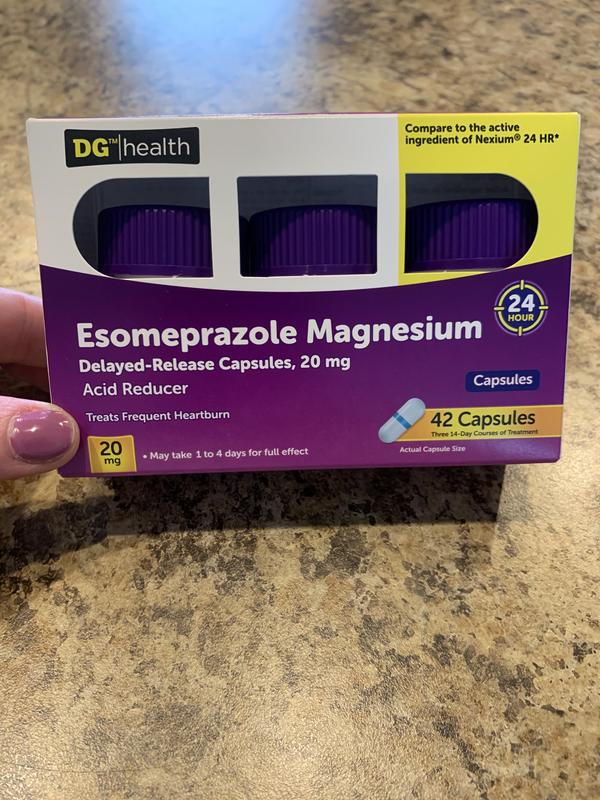 Buy DG Health Esomeprazole Magnesium Delayed Release Acid Reducer