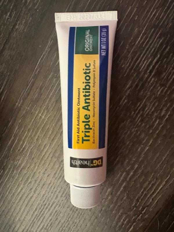 Buy DG HEALTH First Aid Triple Antibiotic Ointment, Treats Minor