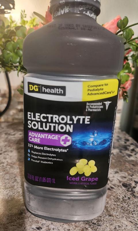 Buy DG Health Electrolyte Solution, Iced Grape Flavor from Dollar