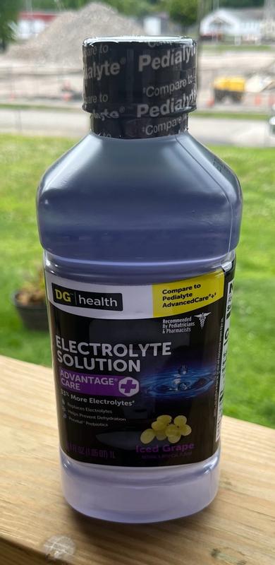 Buy DG Health Electrolyte Solution, Iced Grape Flavor from Dollar
