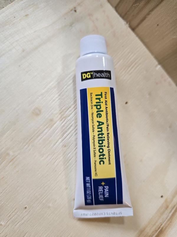 Buy DG Health Triple Antibiotic Ointment with Pain Relief, 1 oz