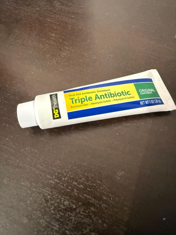 Buy DG HEALTH First Aid Triple Antibiotic Ointment, Treats Minor
