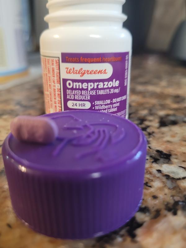 Walgreens Omeprazole Delayed Release Tablets 20 mg, Acid Reducer 42 ct