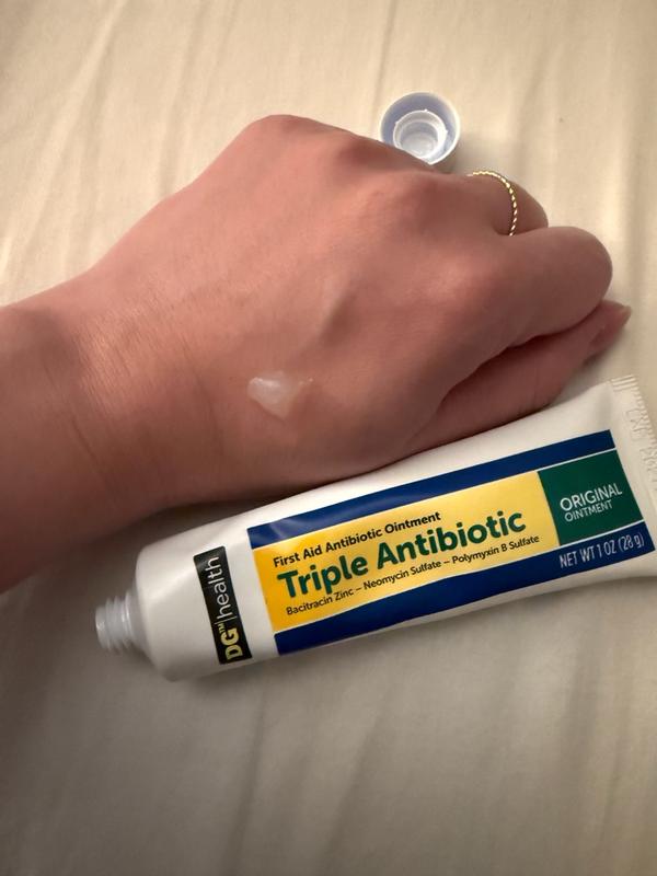 Buy DG HEALTH First Aid Triple Antibiotic Ointment, Treats Minor
