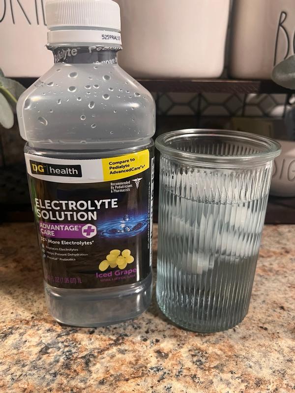 Buy DG Health Electrolyte Solution, Iced Grape Flavor from Dollar