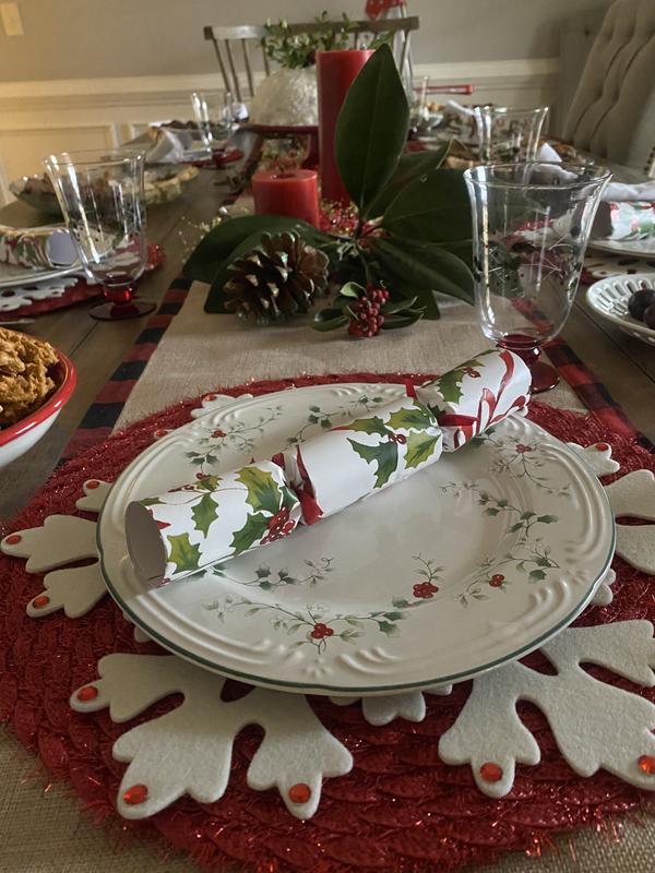 Pendleton Christmas 2020 - Winterberry China and Goblets by Pfaltzgraff.