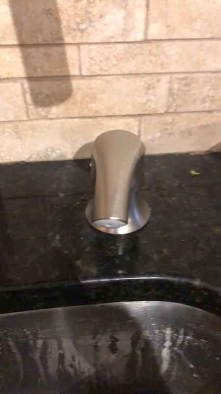 Pfister Zanna Kitchen Faucet - Pull Down Sprayer, Soap Dispenser, Matte Black & Brushed Gold, Single Handle