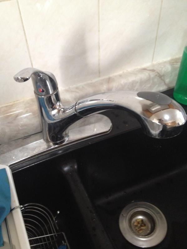 Matte Black Shelton F Wkp 701b 1 Handle Pull Out Kitchen Faucet