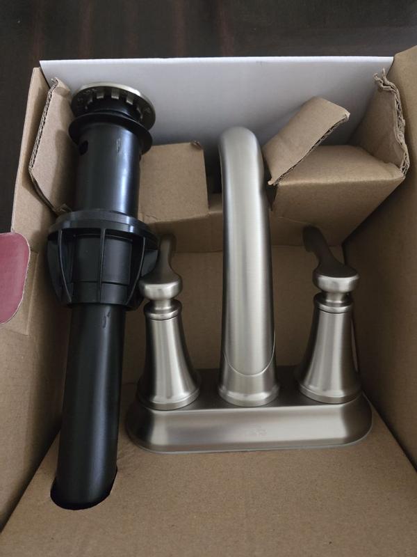 Spot Defense Brushed Nickel Vermillion LF-048-VMGS 2-Handle 4