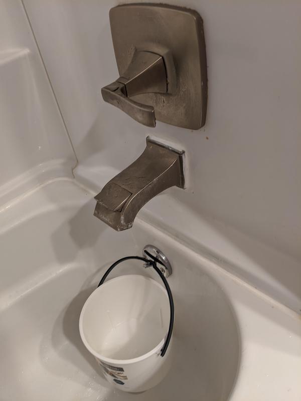 Pfister Venturi 1-Spray Tub & Shower Faucet in Brushed Nickel 8P8-WS2-VNSGS NEW 