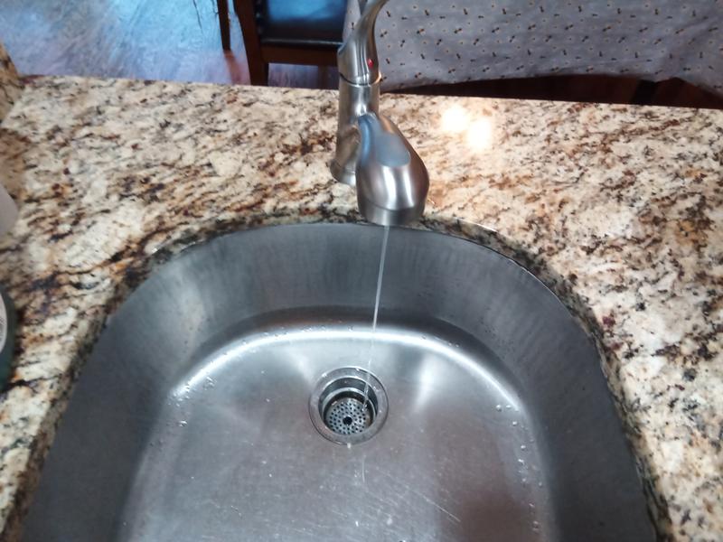 Polished Chrome Pfirst Series G134-1444 1-Handle Kitchen Faucet