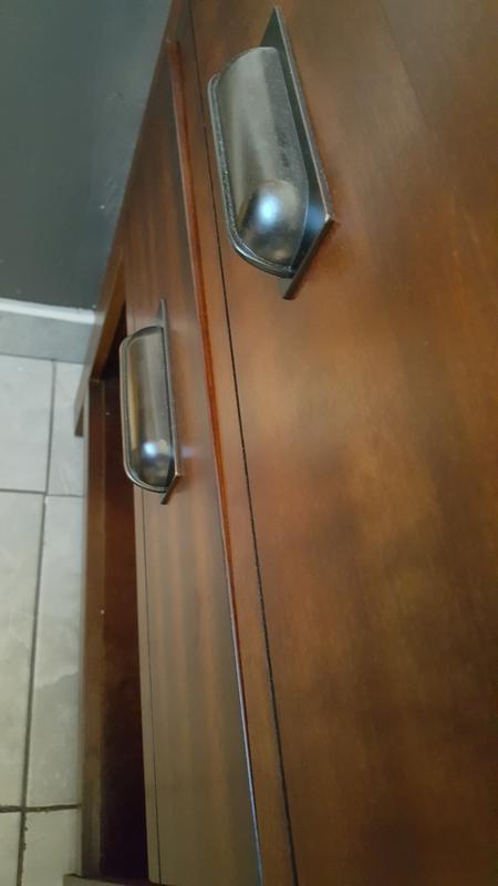 Drawer won't close properly due to water damage from the pfister Ashfield