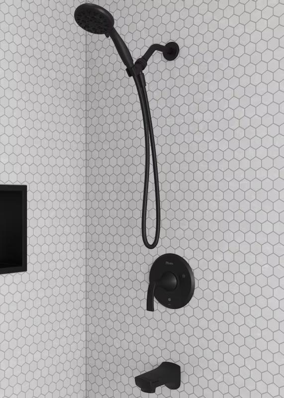 Spot Defense Brushed Nickel Karci 8P8-WS2H-KASGS 1-Handle Tub
