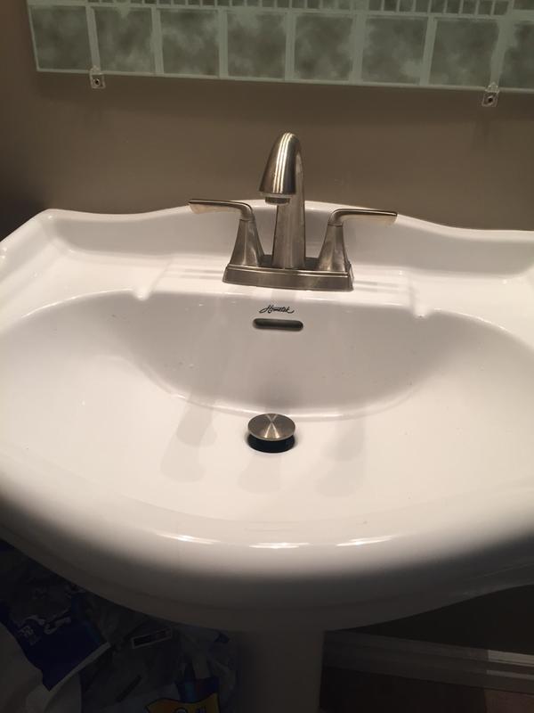 New bathroom sink