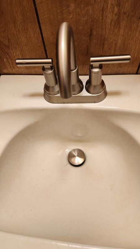 Spot Defense Brushed Nickel Capistrano LF-048-CSOGS 2-Handle 4