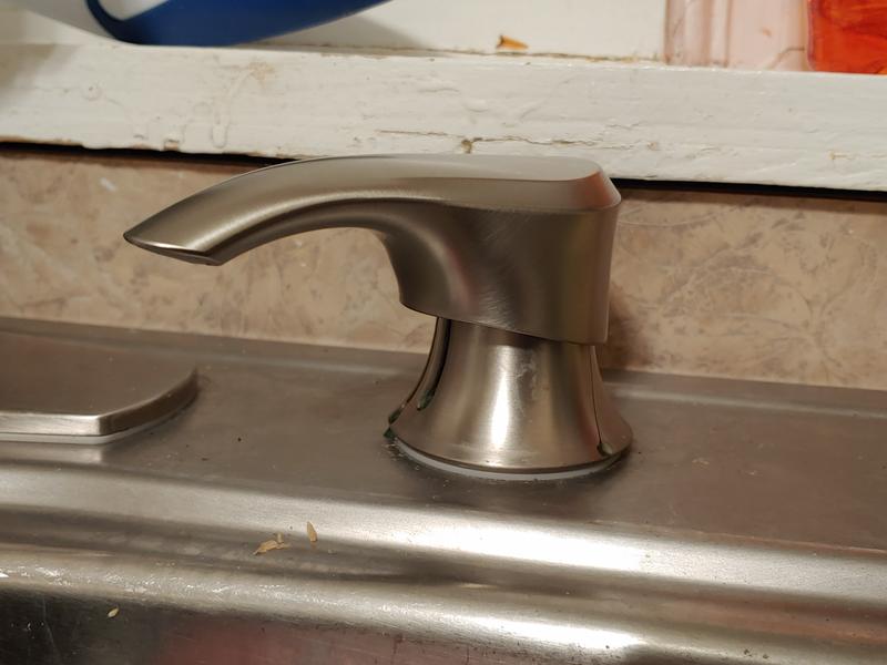 This pump is stuck in the down position. It will not pop up