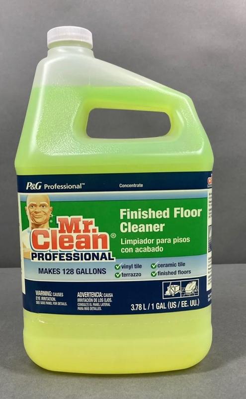 MR. CLEAN, Jug, 1 gal Container Size, Floor Cleaner - 24L286