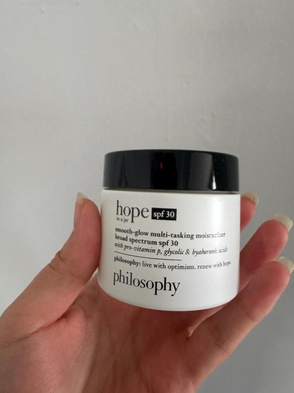 philosophy hope in a jar smooth-glow multi-tasking moisturizer spf