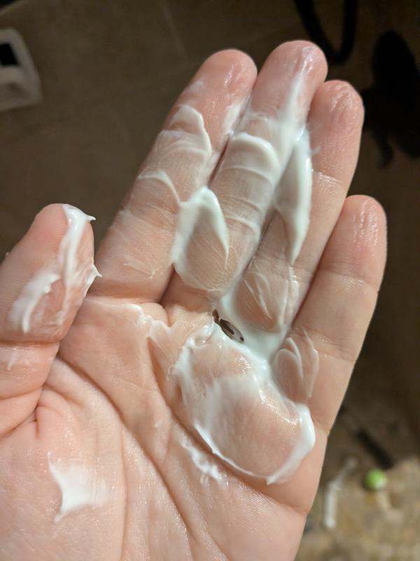 Customer photo for "Works amazing as a shave cream"