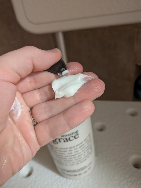 Customer photo for "Works amazing as a shave cream"