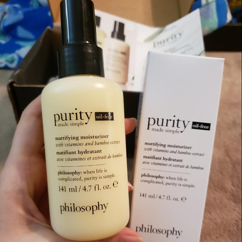 purity mattifying moisturizer