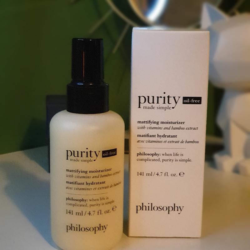 simple mattifying moisturiser