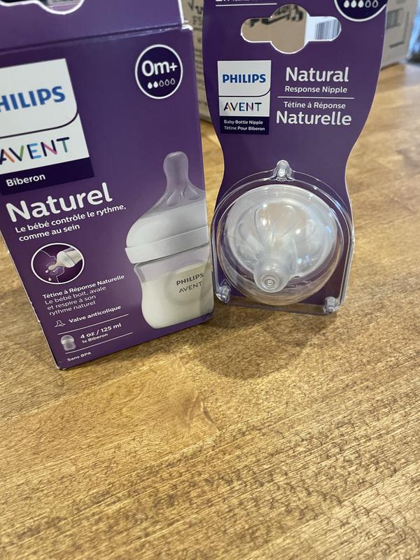 Philips Avent 3 Month+ Natural Response Nipples 2 Packs = 4 Nipples Total  SEALED