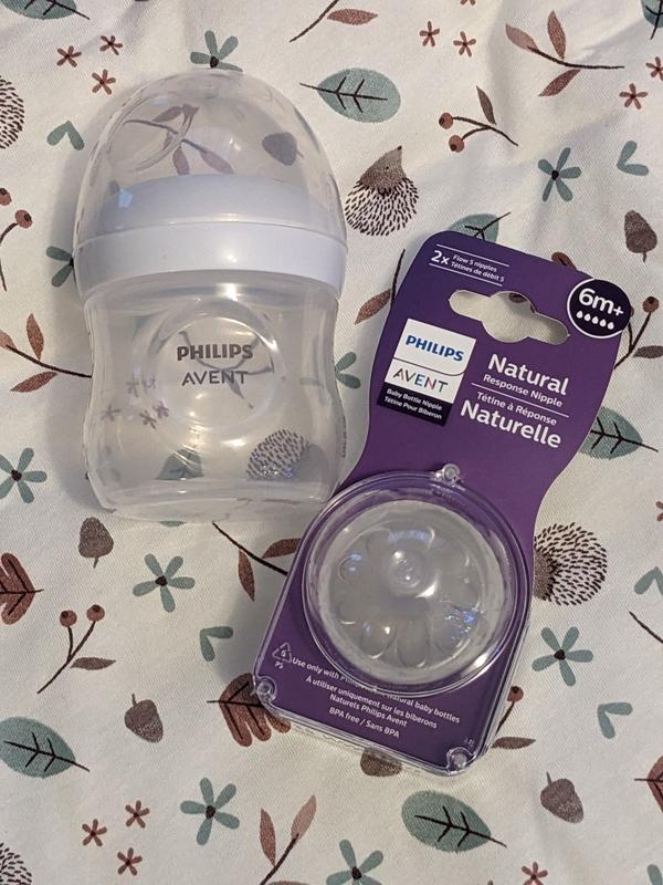 Philips Avent Natural Response Nipple Flow 1 2 Ct. Baby Bottle